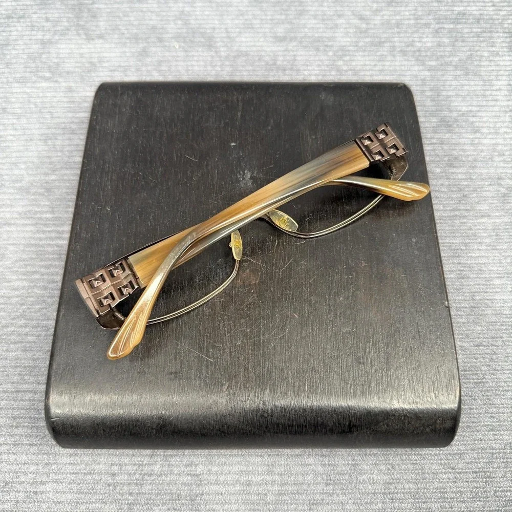 Dana Buchman Adela BR Brown Rectangular Eyeglass Frames 52-15-137 Geometric